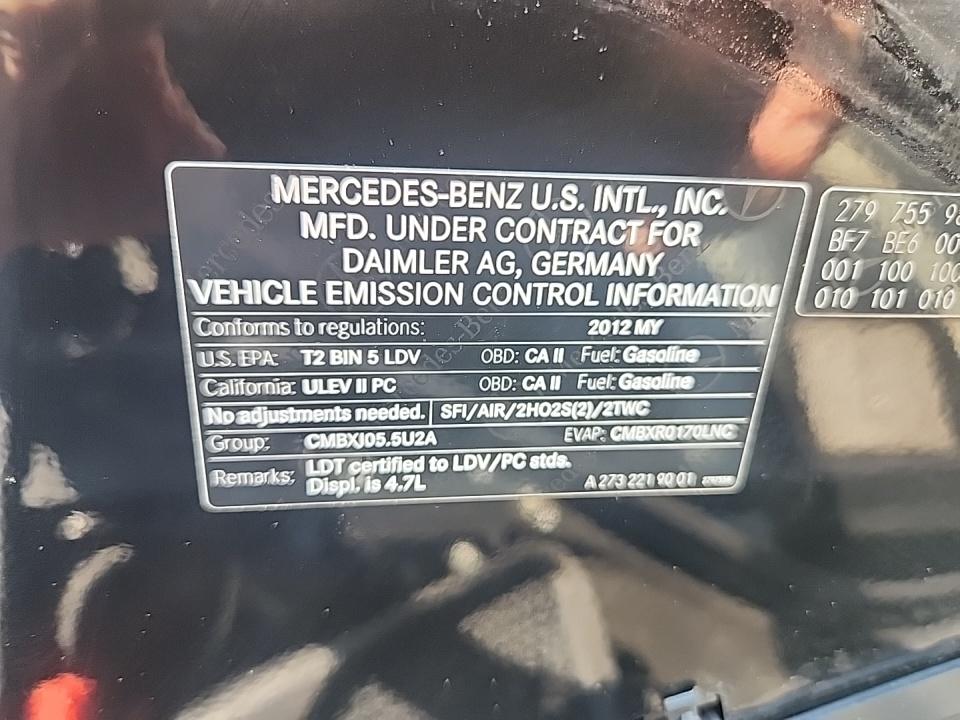 2012 Mercedes-Benz GL-Class GL 450 AWD