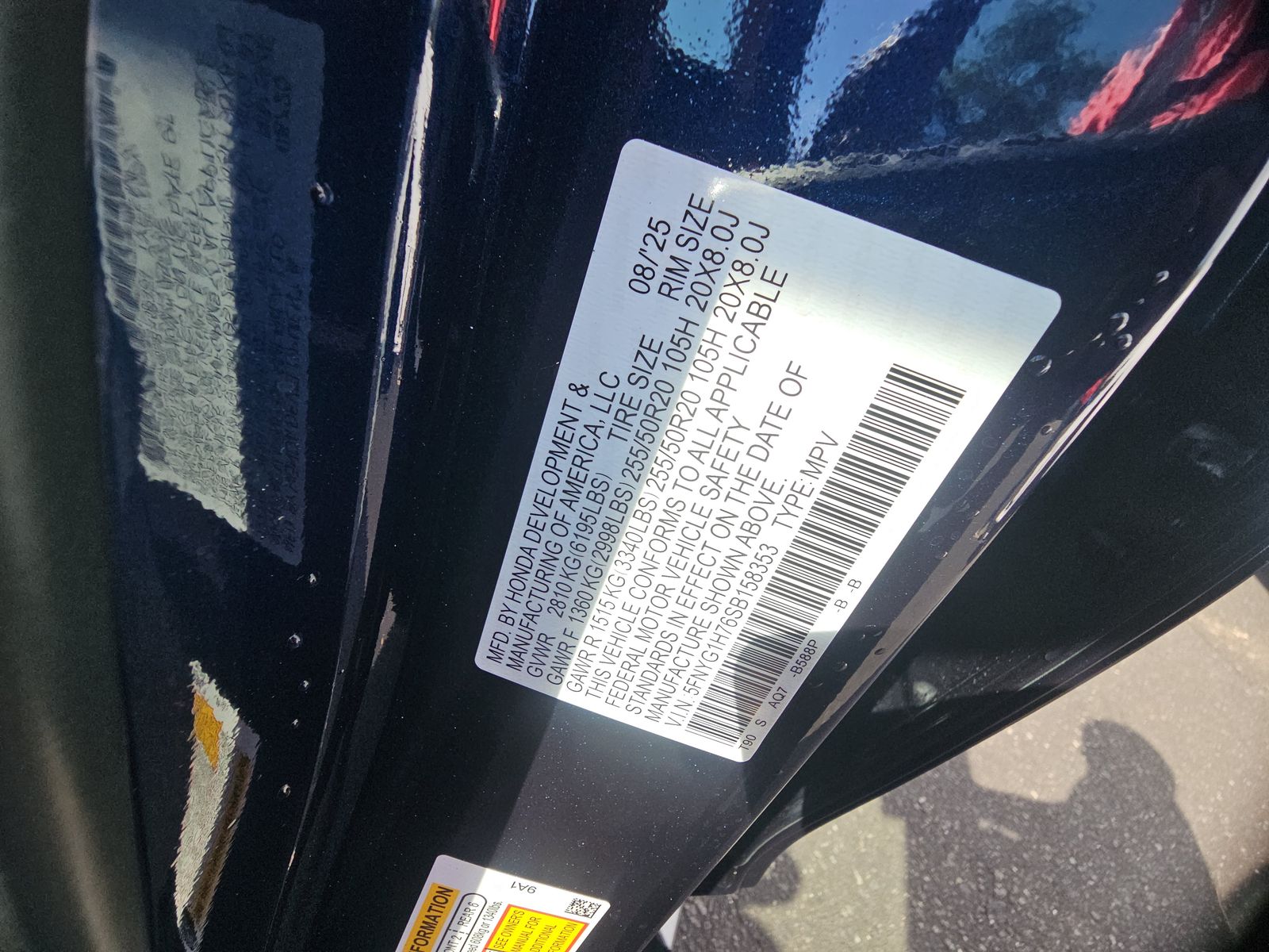 2025 Honda Pilot Touring AWD