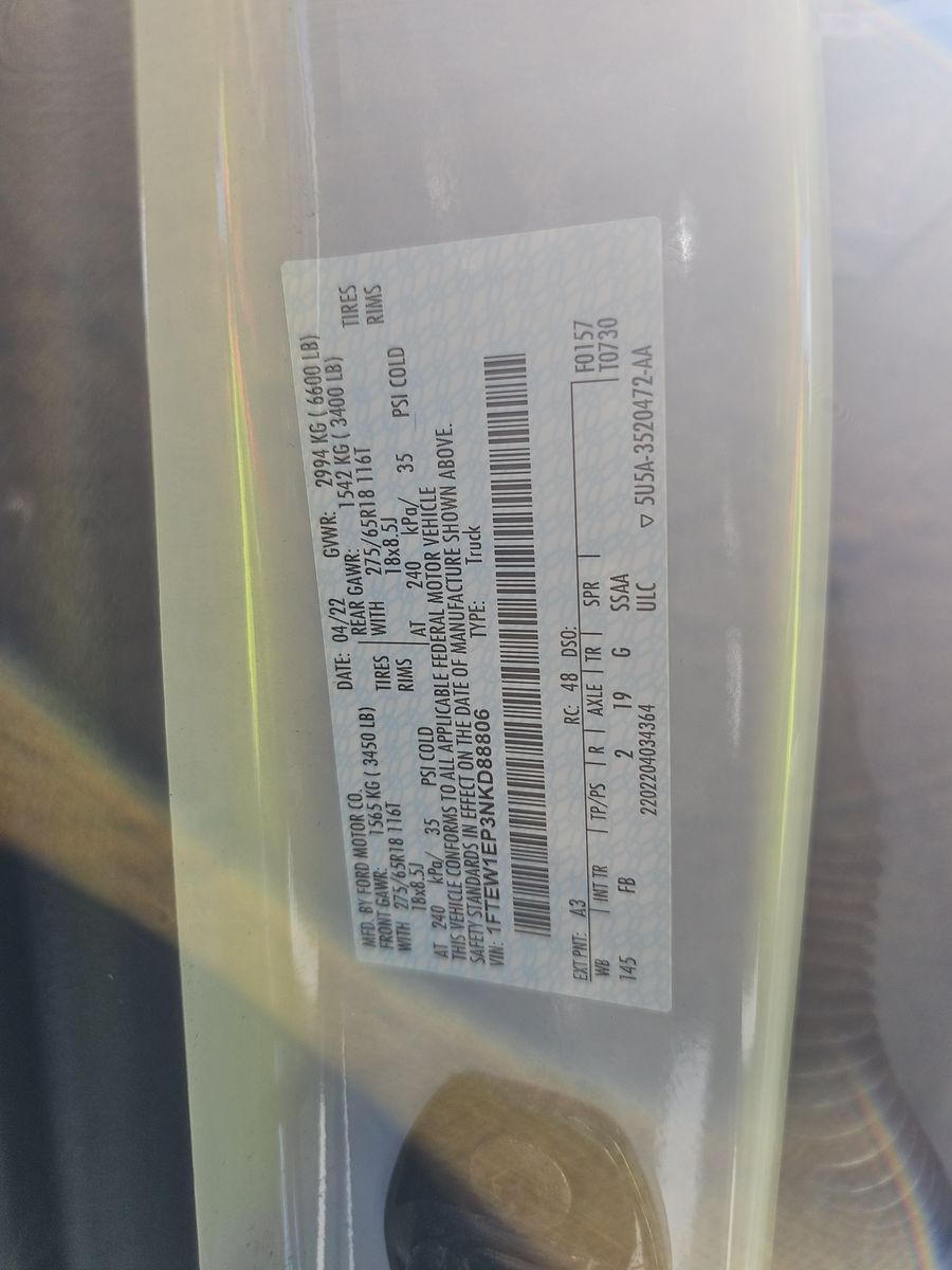 2022 Ford F-150 XLT AWD