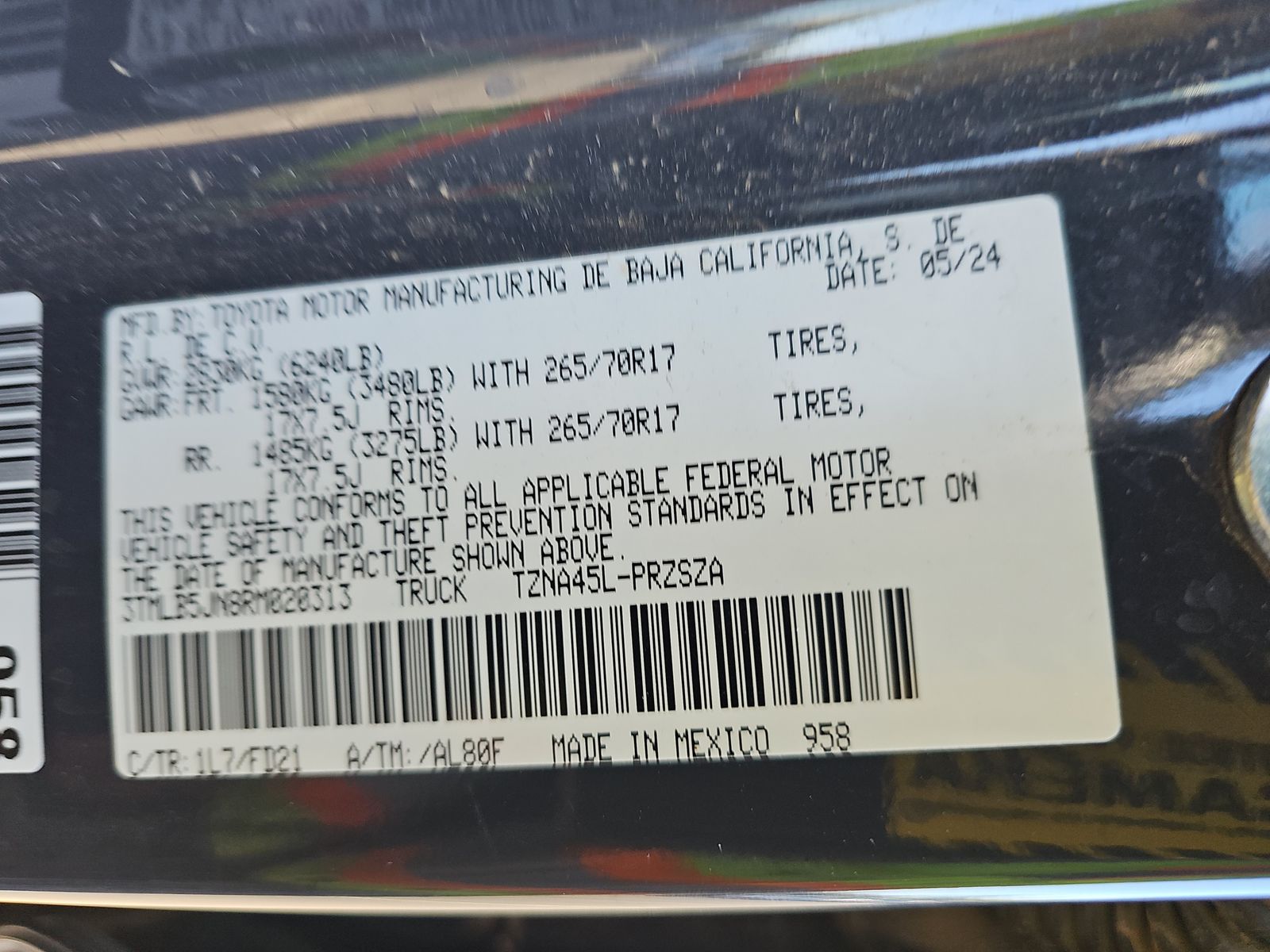 2024 Toyota Tacoma TRD Off-Road AWD