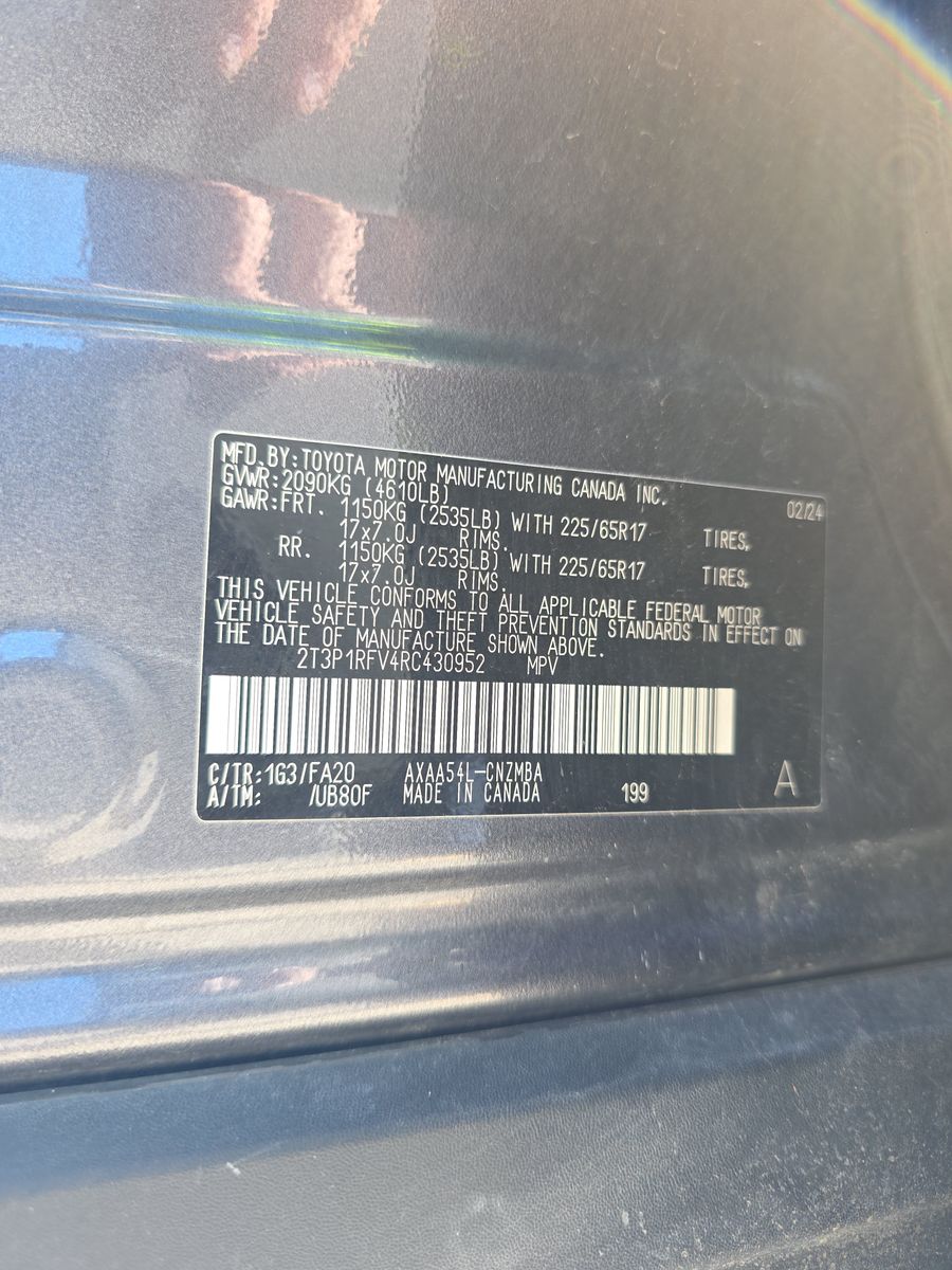 2024 Toyota RAV4 XLE AWD