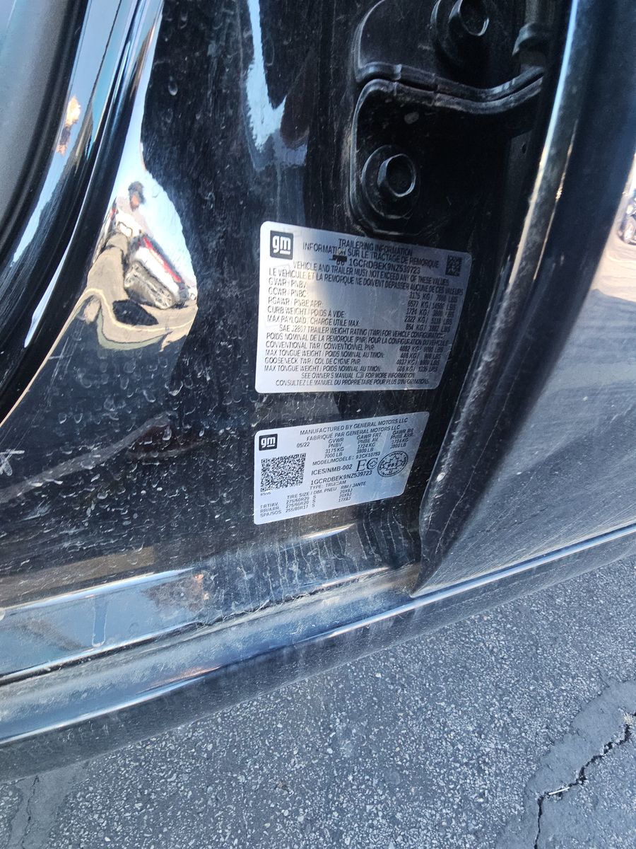 2022 Chevrolet Silverado 1500 Custom AWD