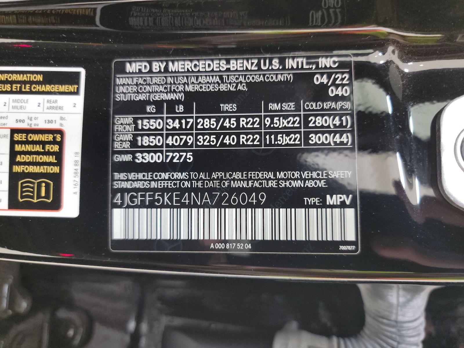 2022 Mercedes-Benz GLS GLS 450 AWD