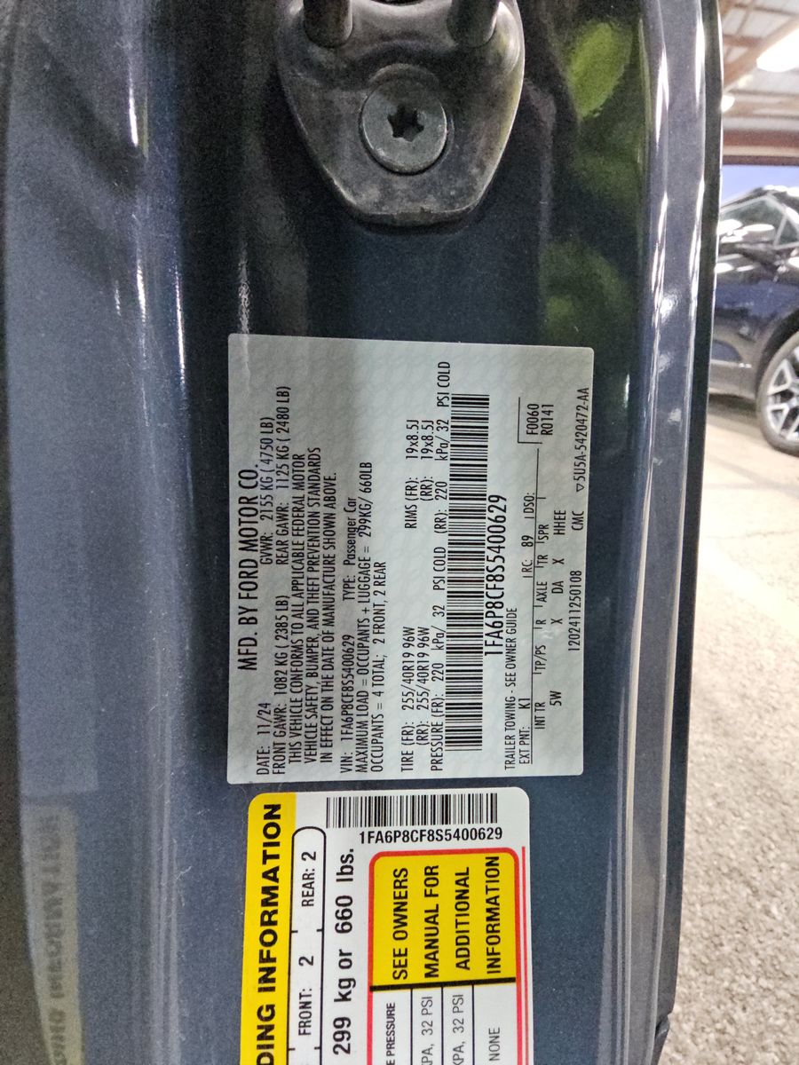 2025 Ford Mustang GT Premium FWD