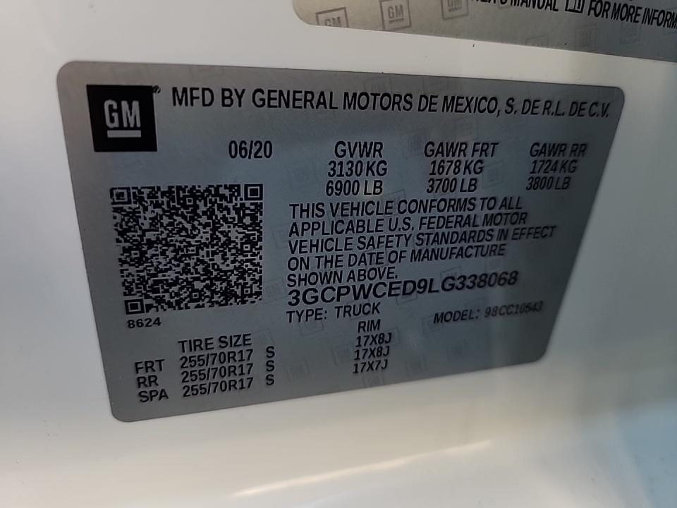 2020 Chevrolet Silverado 1500 LT RWD