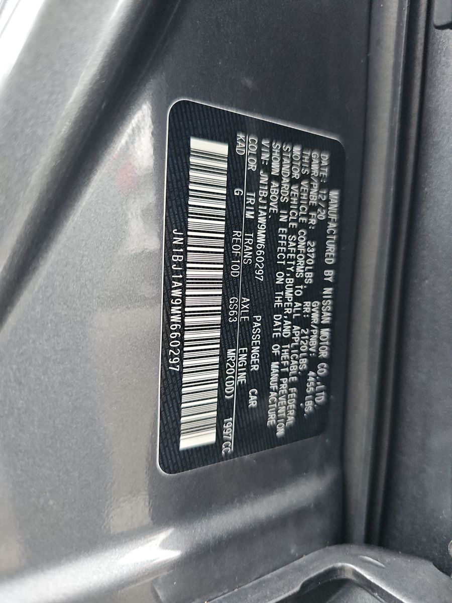 2021 Nissan Rogue Sport S AWD