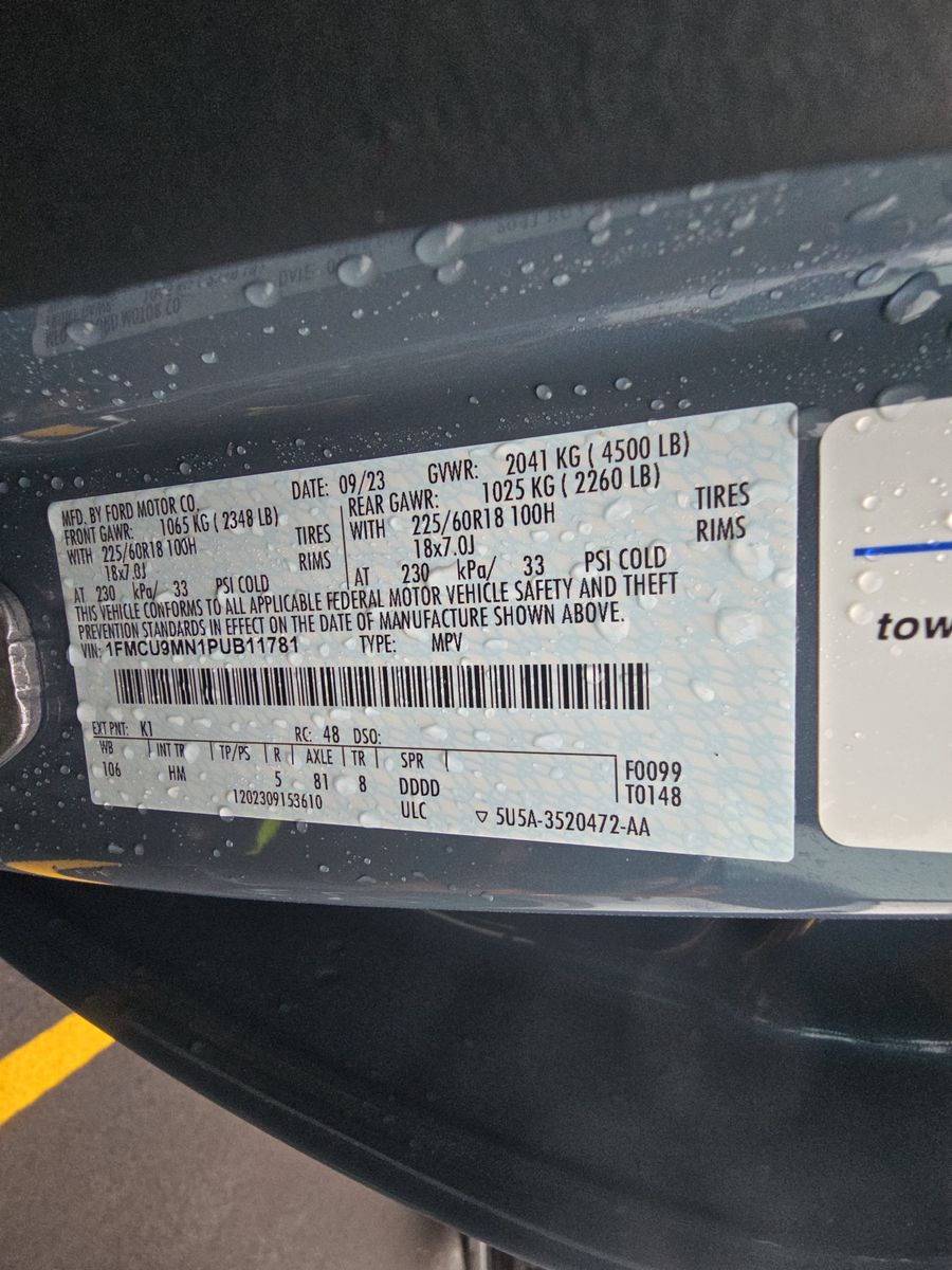 2023 Ford Escape ST-Line AWD