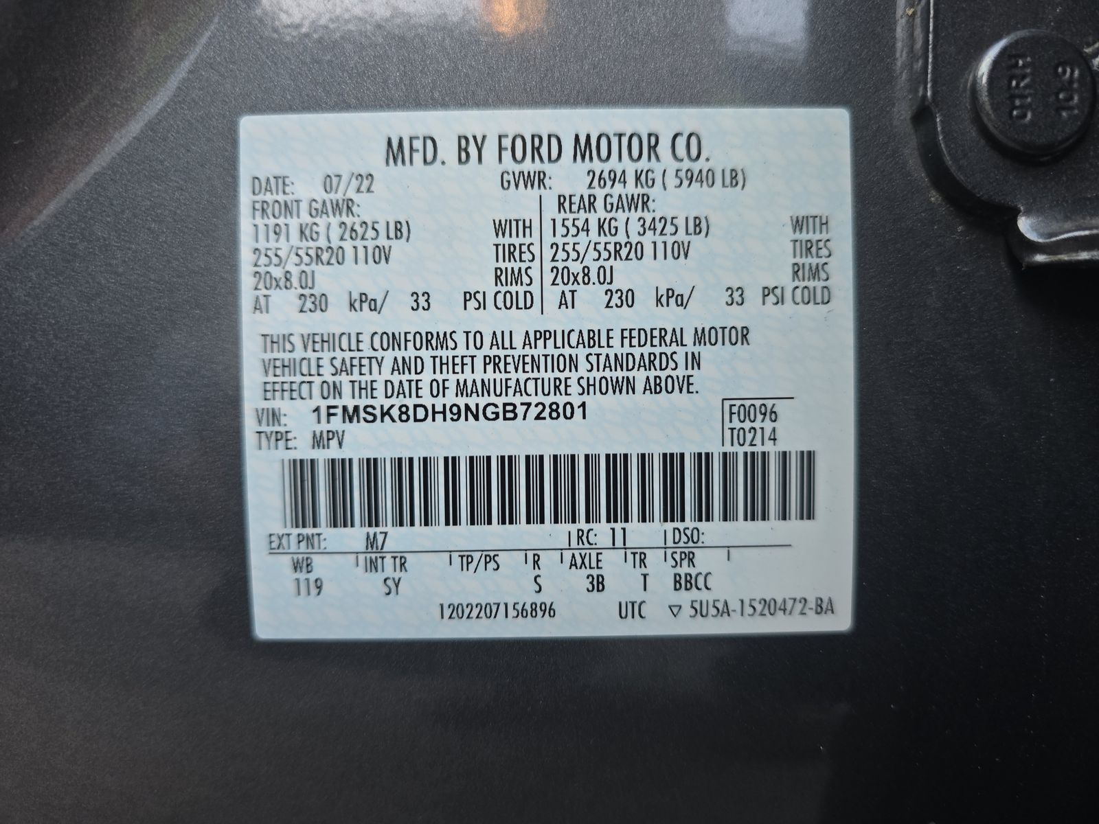 2022 Ford Explorer XLT AWD