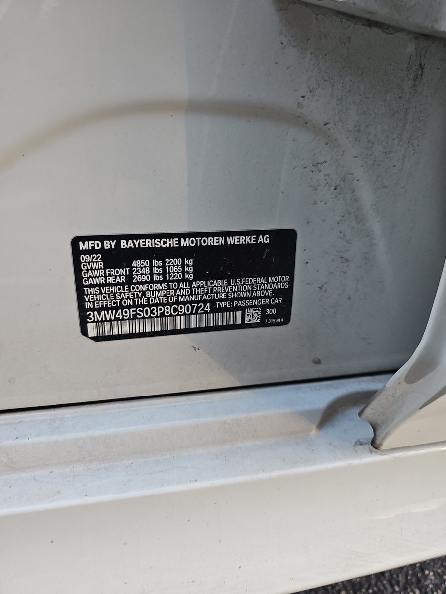 2023 BMW 3 Series M340i RWD