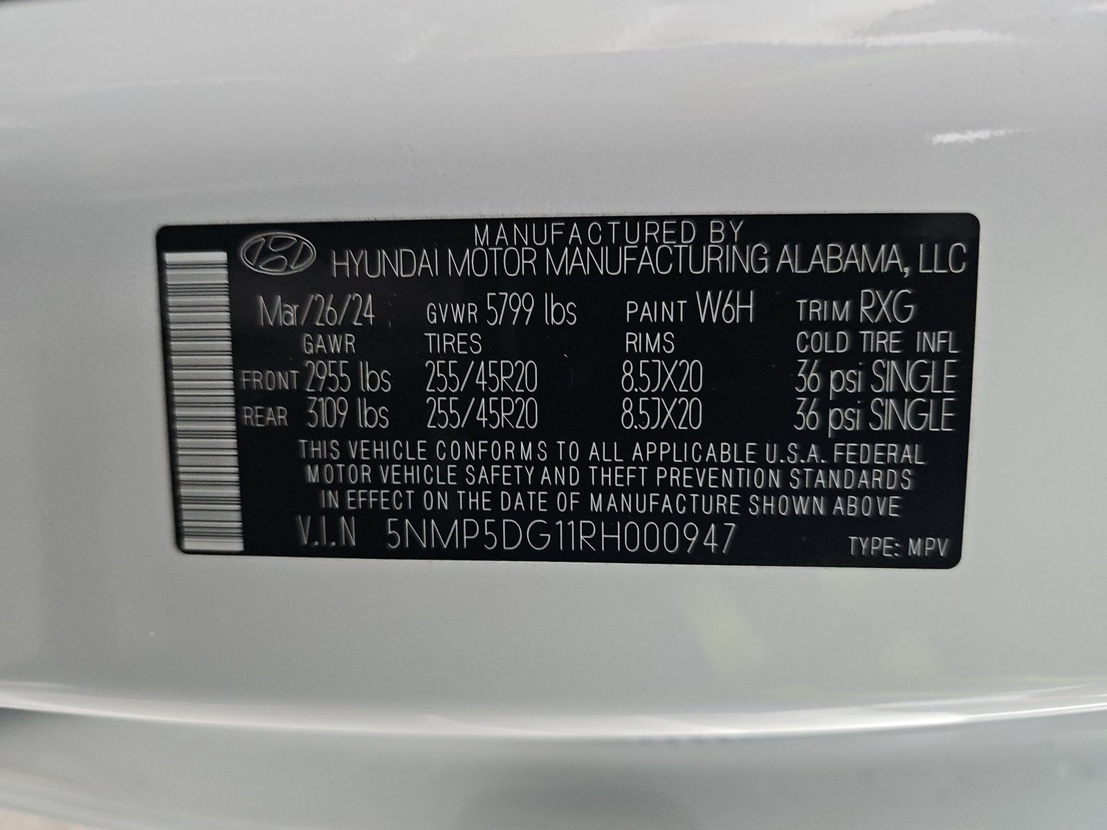 2024 Hyundai Santa Fe Hybrid Calligraphy AWD