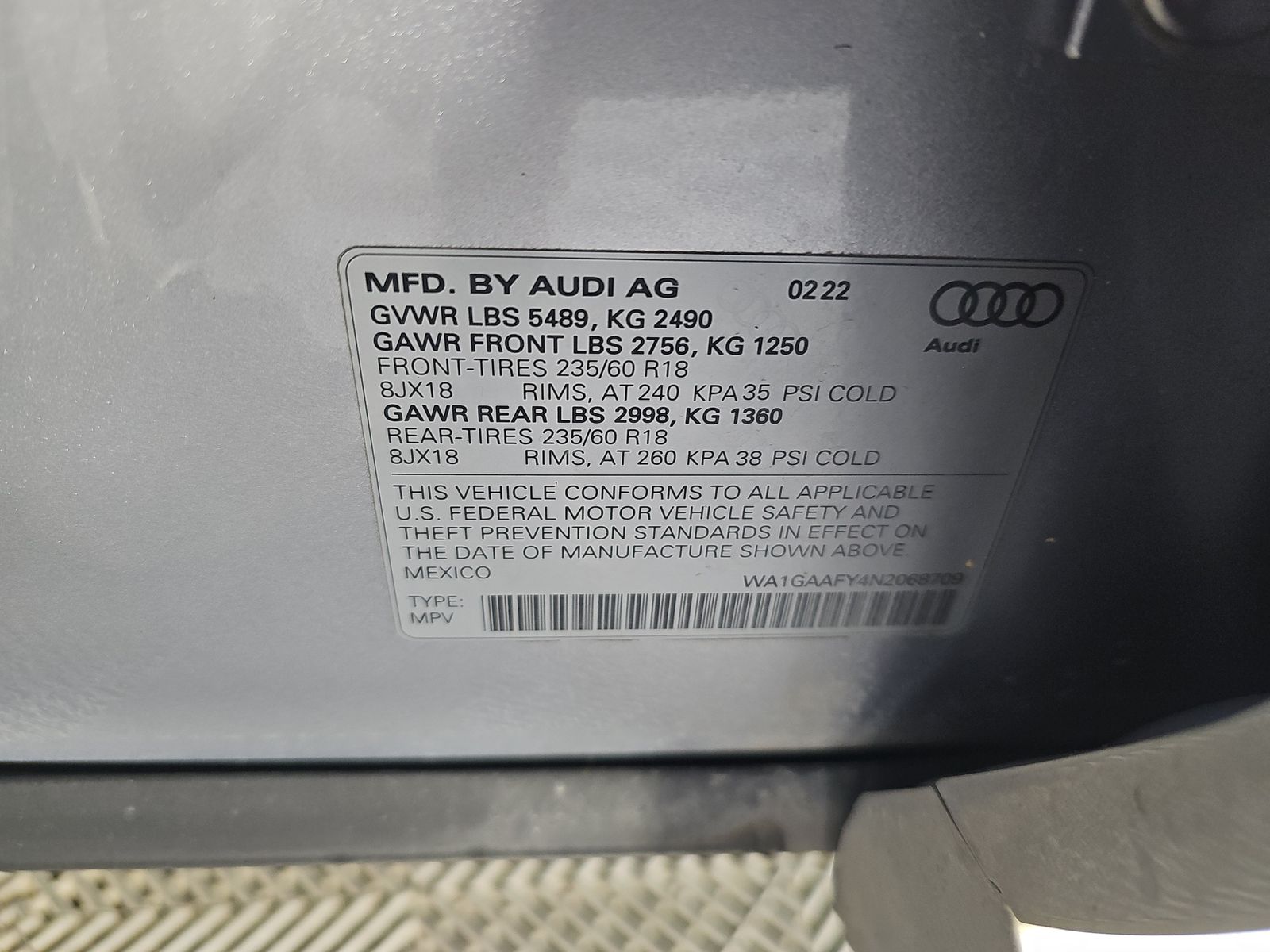 2022 Audi Q5 S line Premium AWD