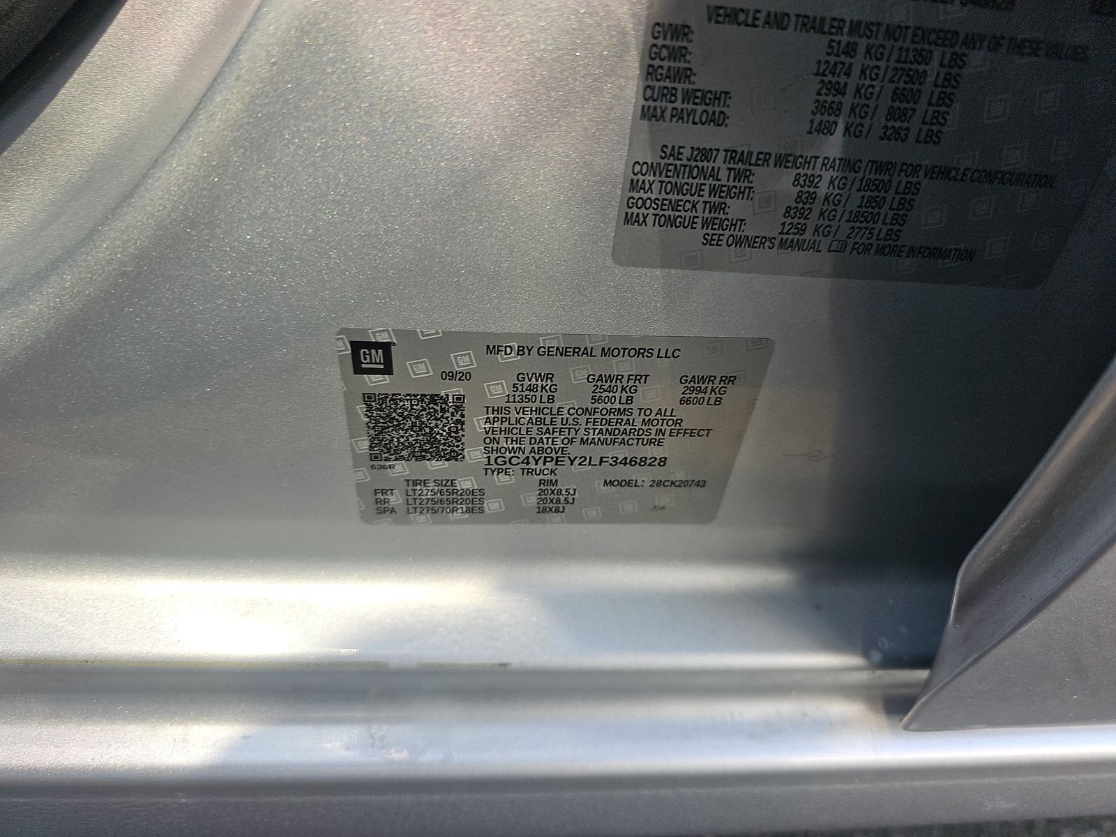 2020 Chevrolet Silverado 2500HD LTZ AWD