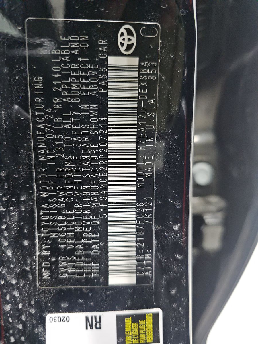 2024 Toyota Corolla SE FWD