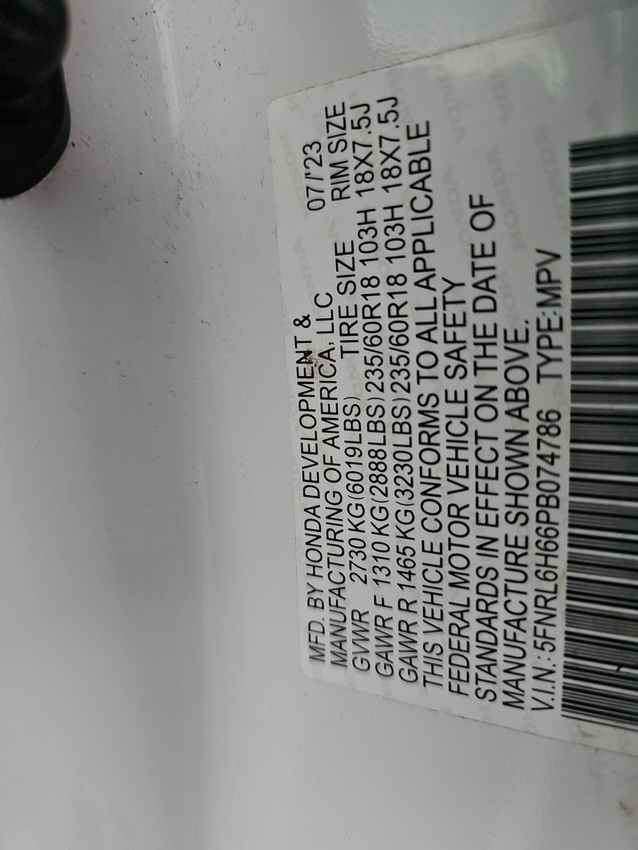 2023 Honda Odyssey EX-L FWD