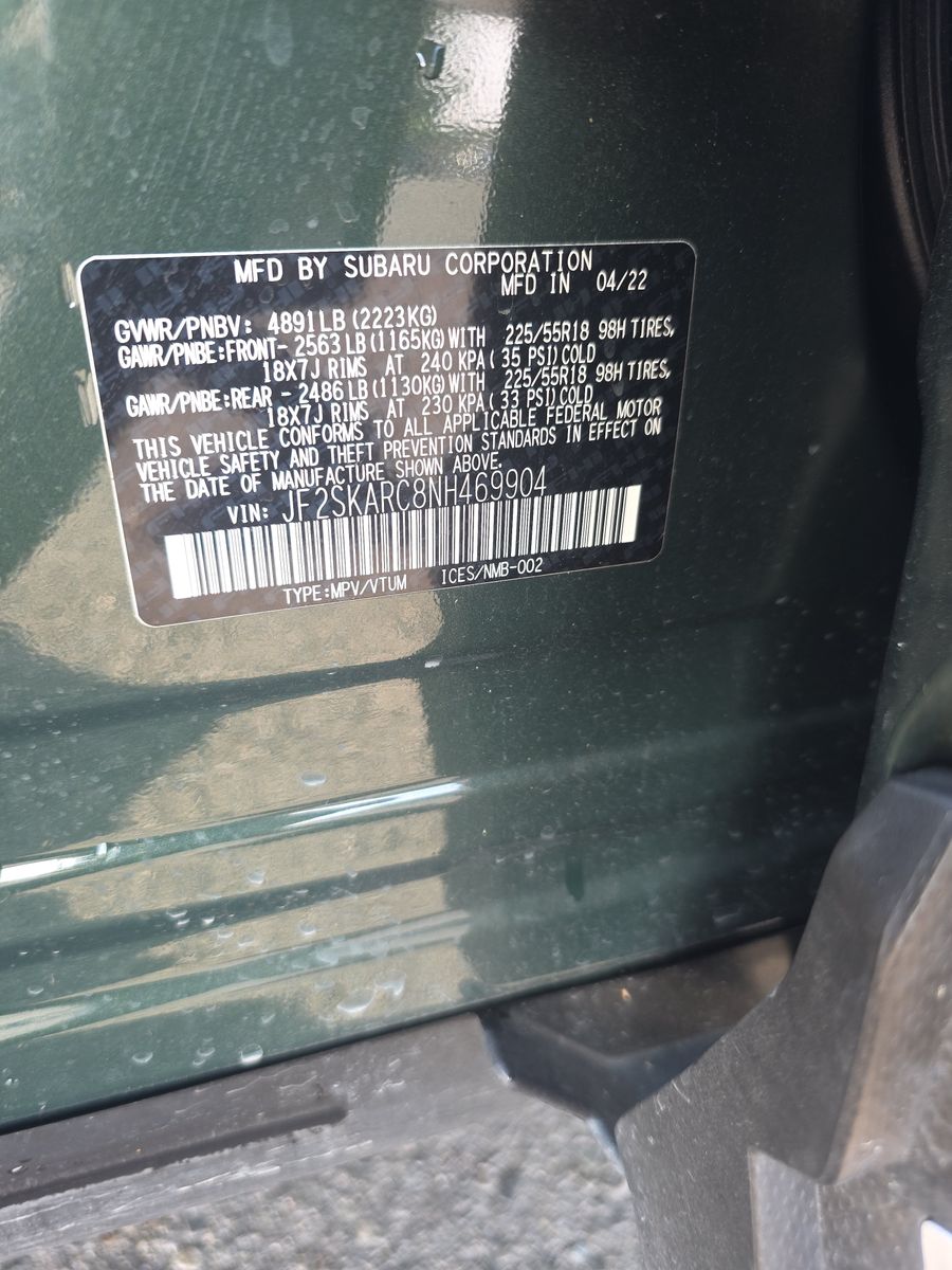 2022 Subaru Forester Touring AWD