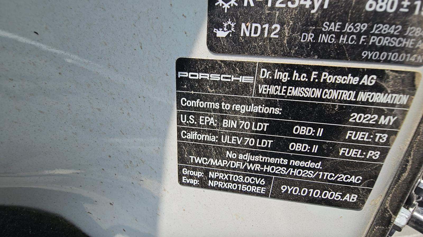 2022 Porsche Cayenne Base AWD