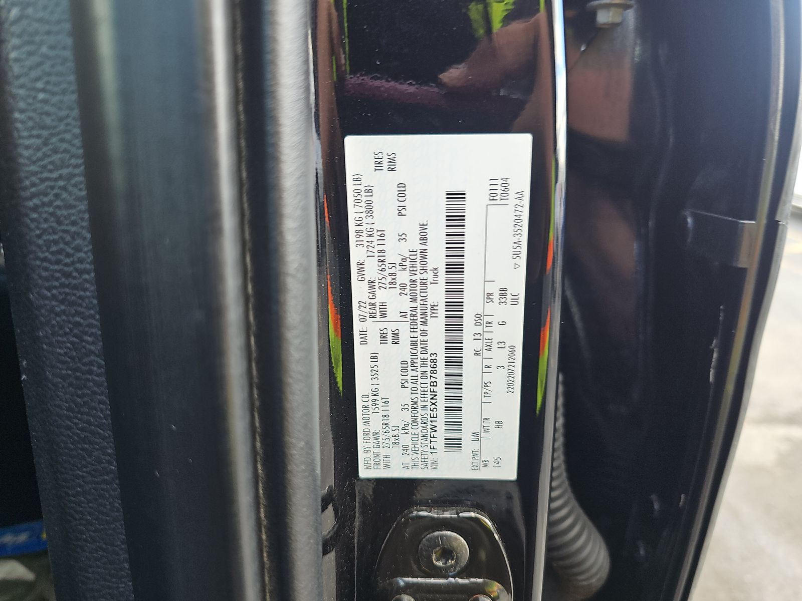 2022 Ford F-150 Lariat AWD