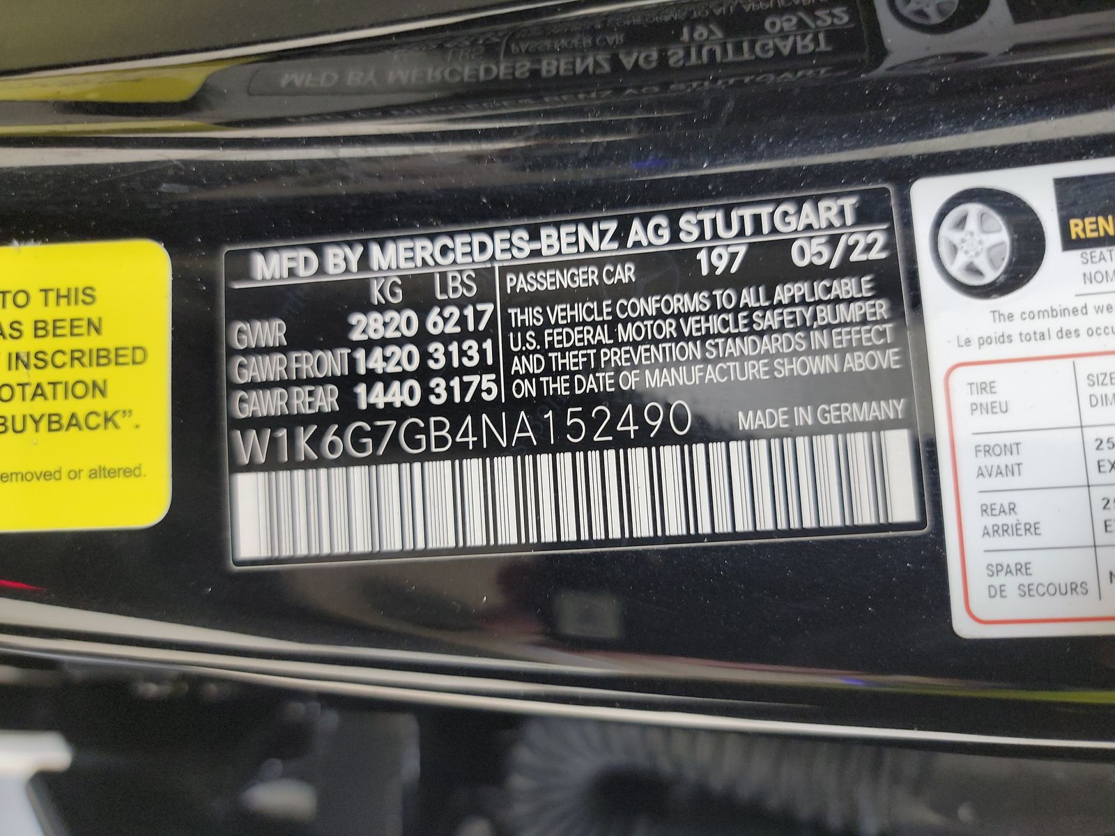 2022 Mercedes-Benz S-Class S 580 AWD