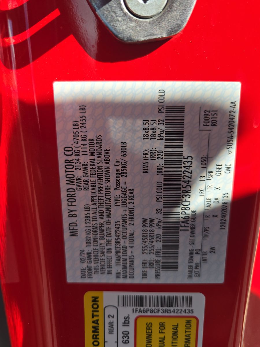 2024 Ford Mustang GT RWD