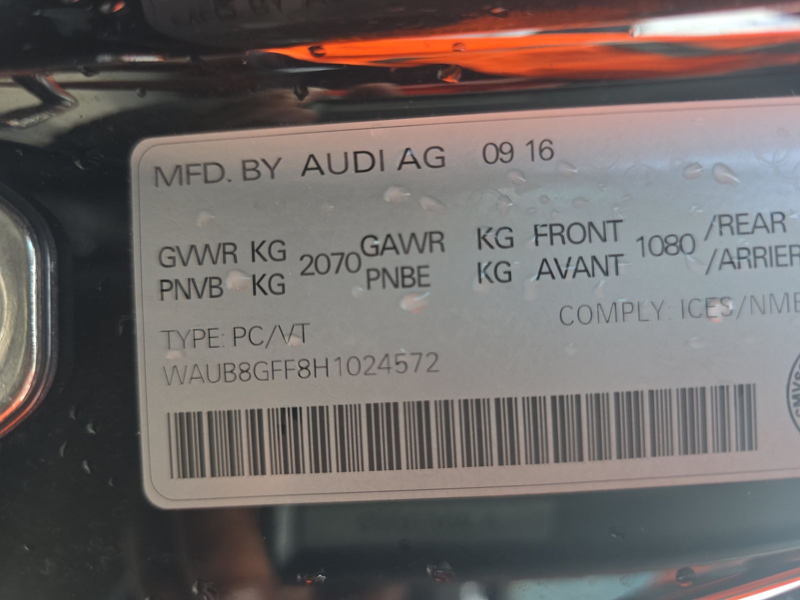 2017 Audi A3 2.0T Komfort AWD