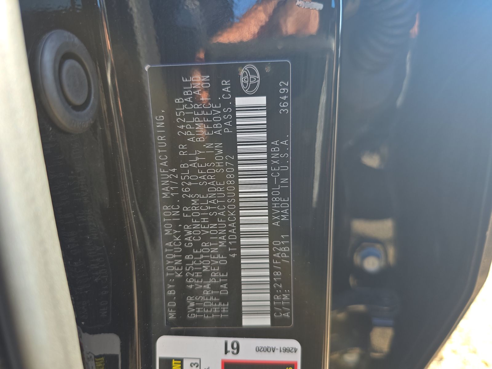 2025 Toyota Camry LE FWD