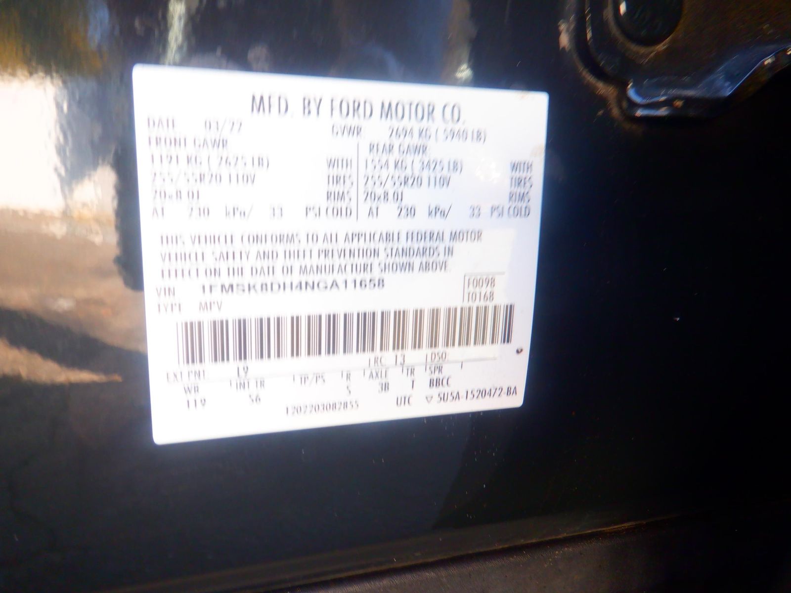 2022 Ford Explorer XLT AWD