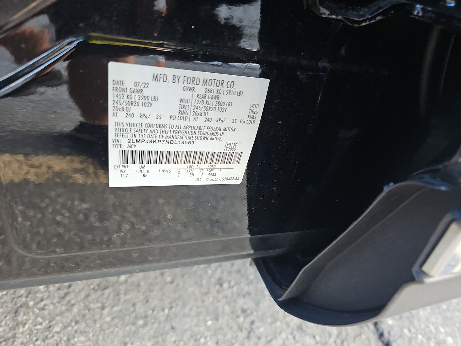 2022 Lincoln Nautilus Reserve AWD