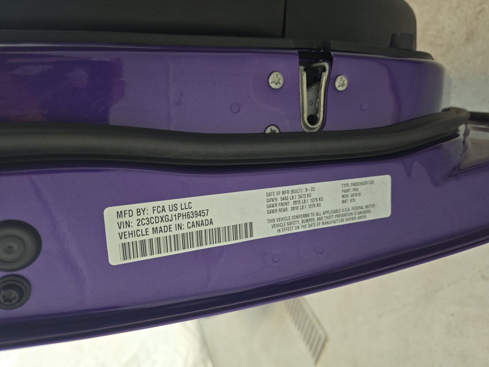 2023 Dodge Charger Scat Pack RWD