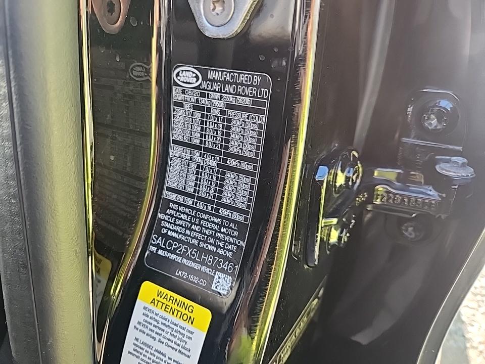 2020 Land Rover Discovery Sport SE AWD