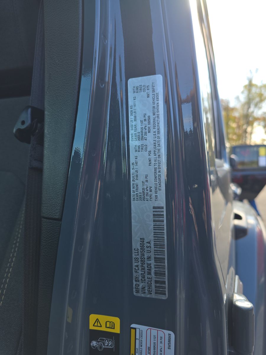 2025 Jeep Wrangler 4xe Sahara AWD