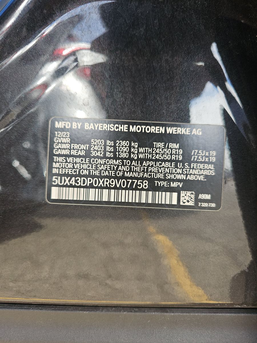 2024 BMW X3 sDrive30i RWD