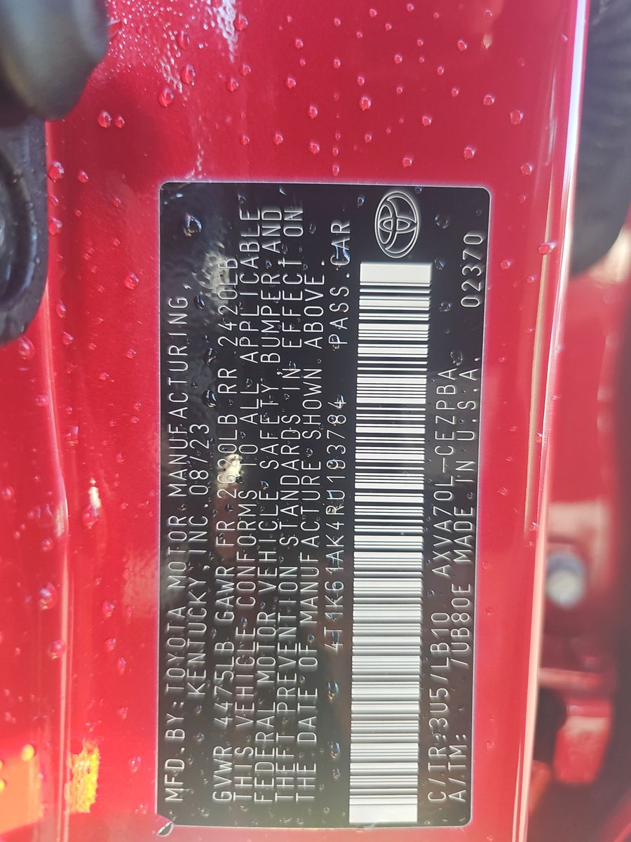 2024 Toyota Camry XSE FWD