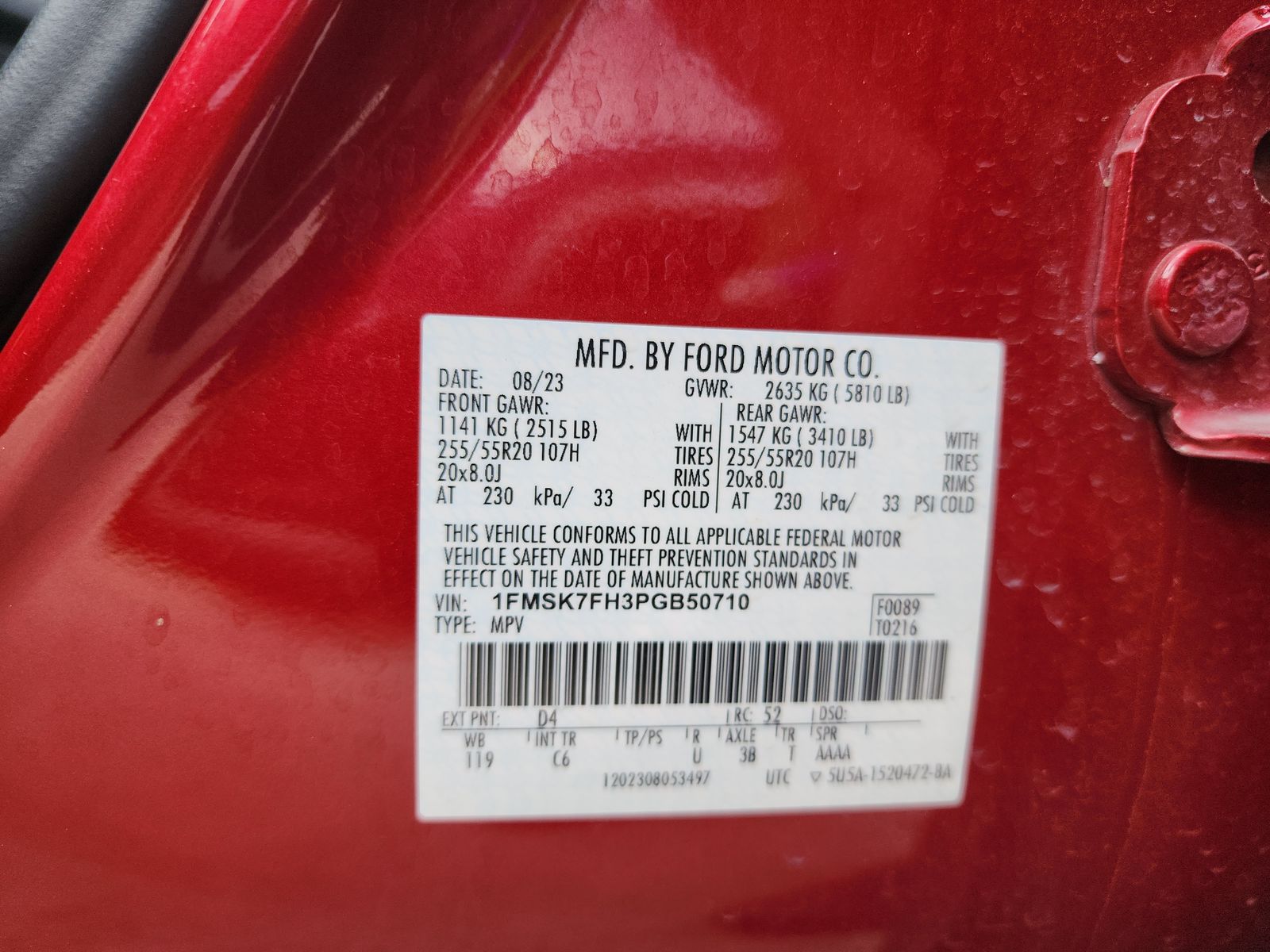 2023 Ford Explorer Limited FWD