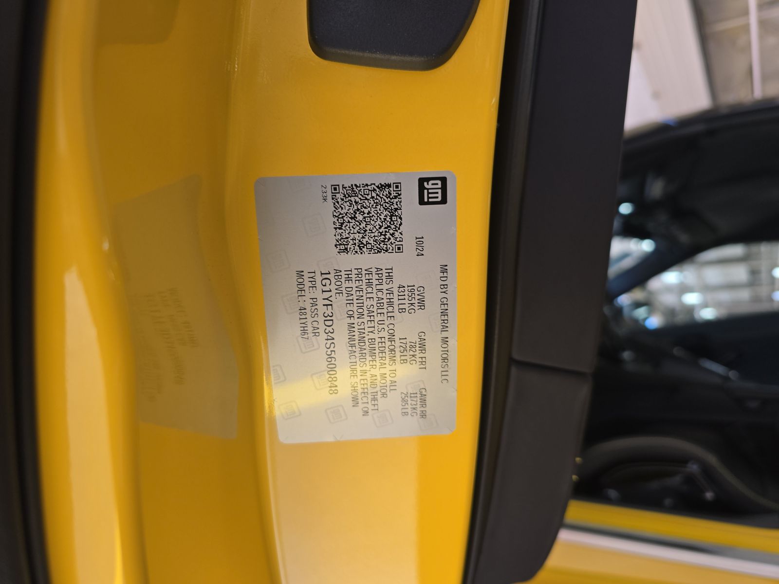 2025 Chevrolet Corvette Z06 RWD