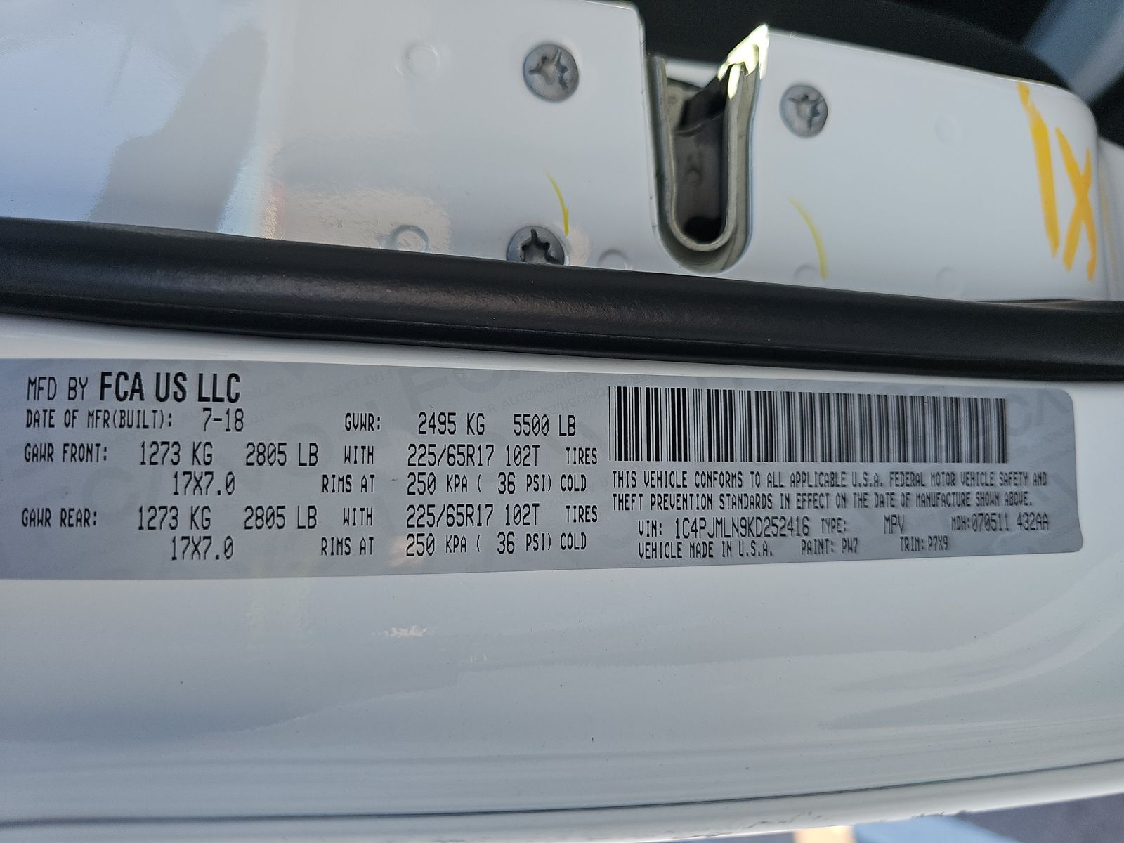 2019 Jeep Cherokee Latitude Plus AWD