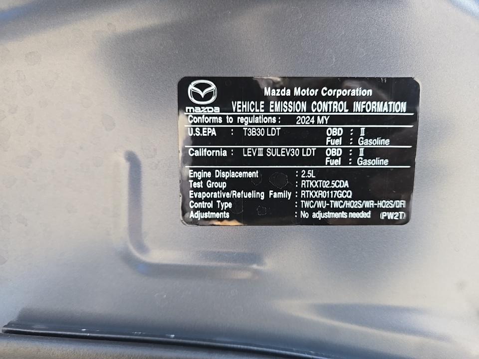 2024 MAZDA CX-5 2.5 S Carbon Edition AWD