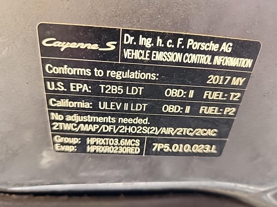 2017 Porsche Cayenne S AWD