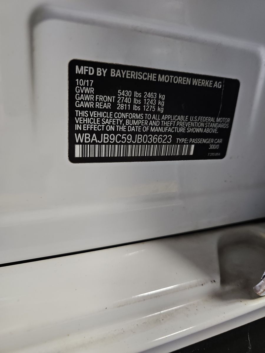 2018 BMW 5 Series M550i xDrive AWD