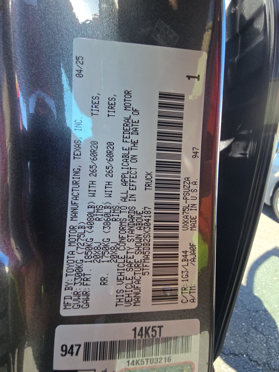 2025 Toyota Tundra 1794 Edition AWD