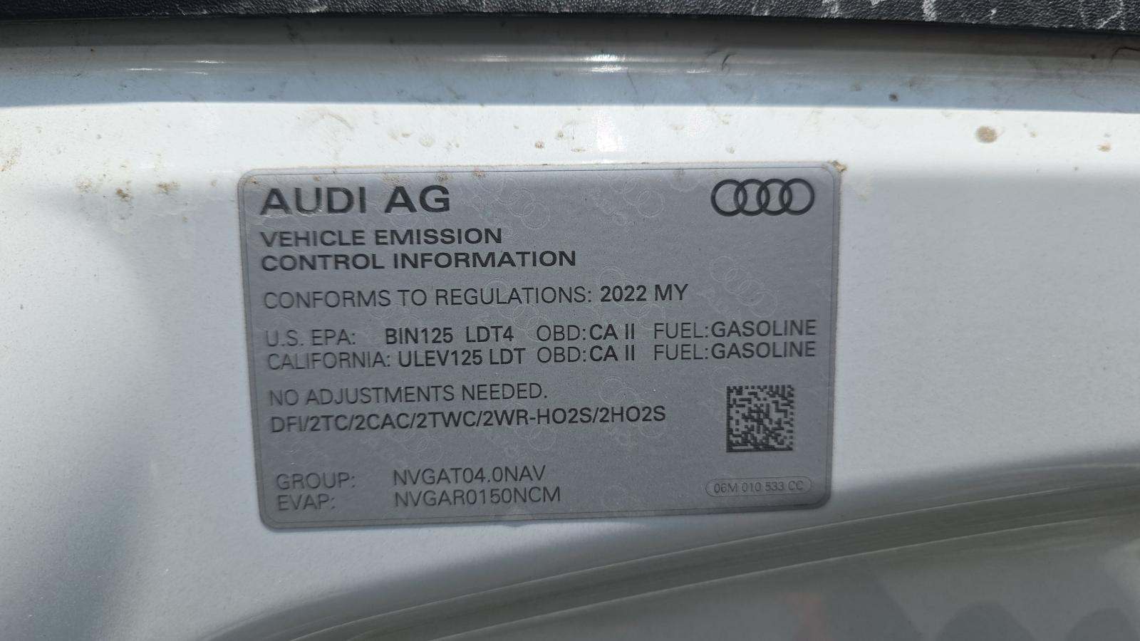 2022 Audi SQ7 Prestige AWD