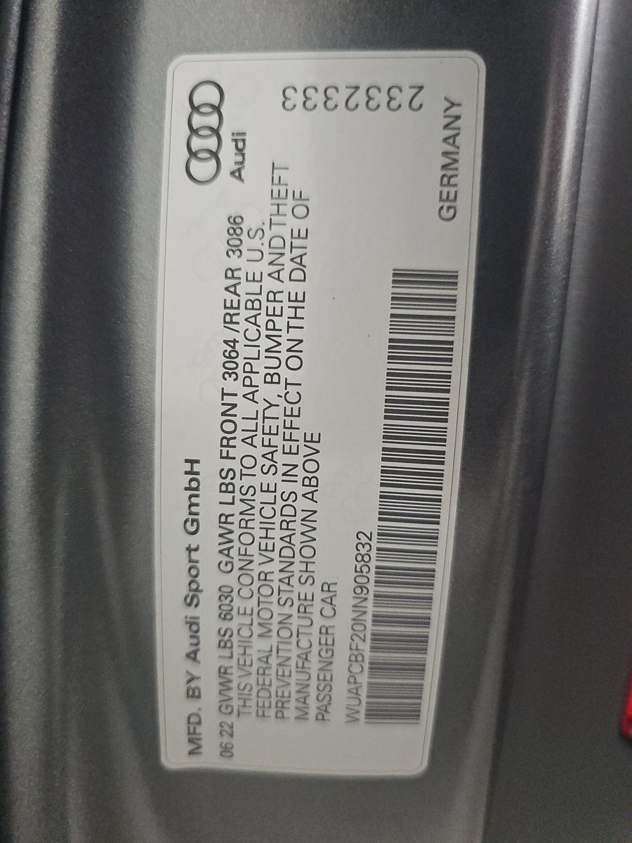 2022 Audi RS 7 Base AWD