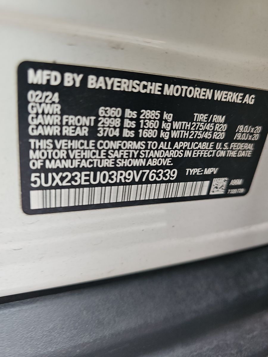 2024 BMW X5 xDrive40i AWD