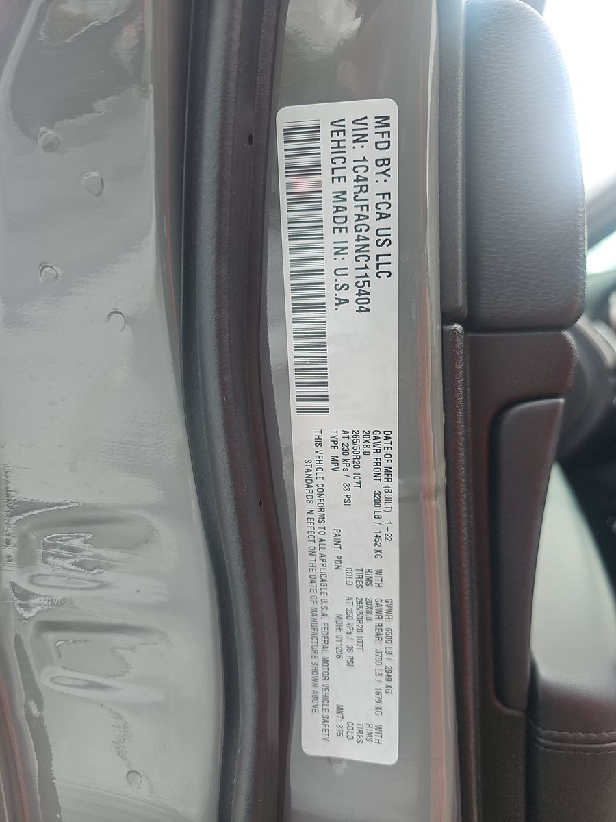 2022 Jeep Grand Cherokee Laredo X AWD