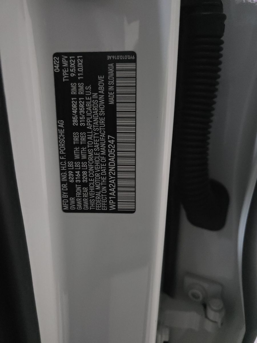 2022 Porsche Cayenne Base AWD