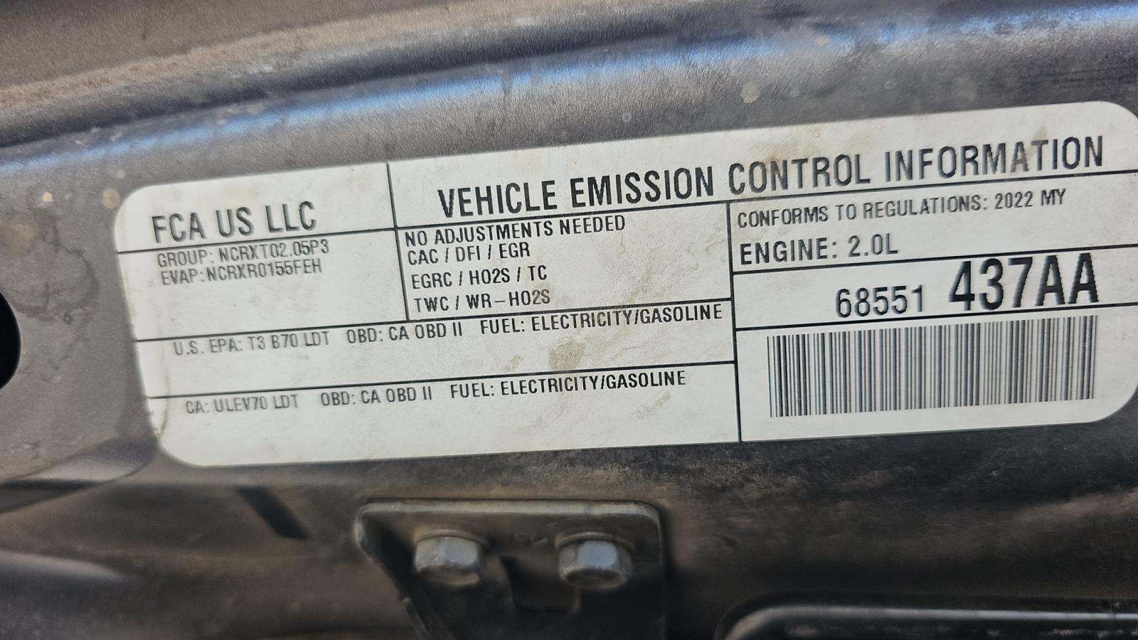 2022 Jeep Wrangler Unlimited 4xe Sahara AWD