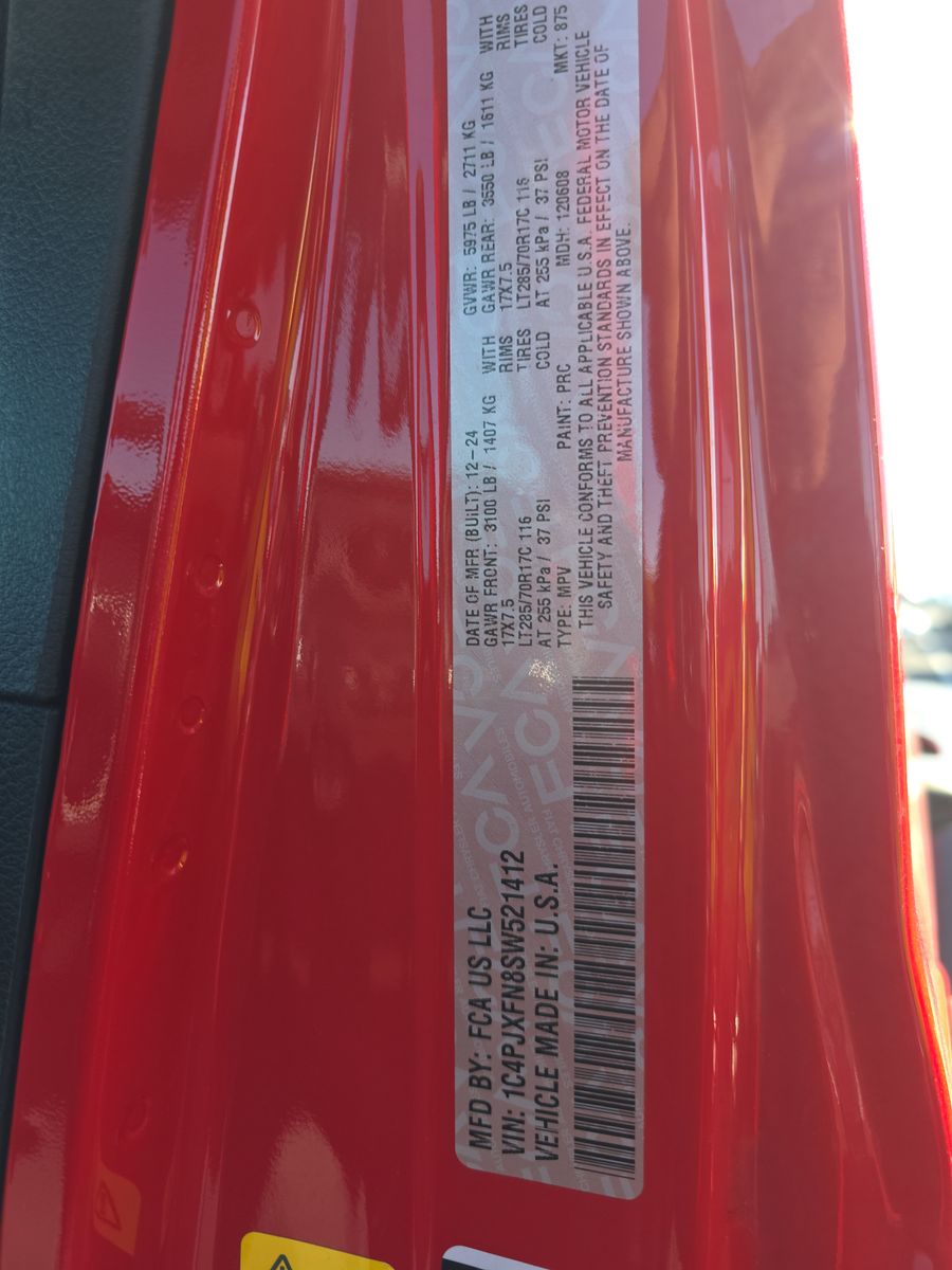 2025 Jeep Wrangler Rubicon AWD