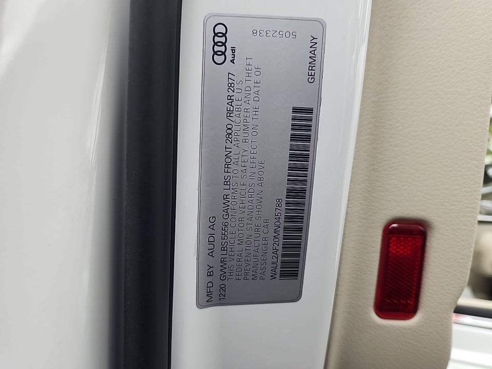 2021 Audi A6 Premium Plus AWD