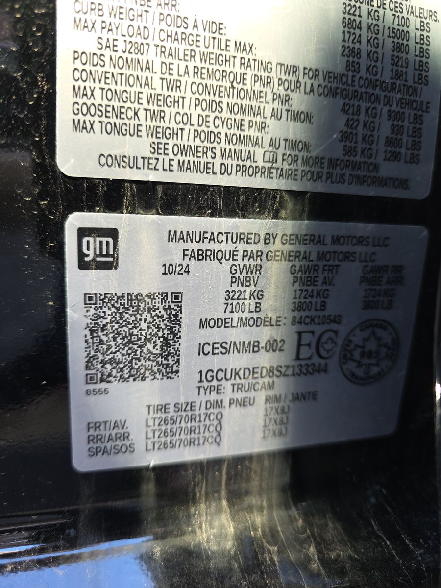 2025 Chevrolet Silverado 1500 LT AWD