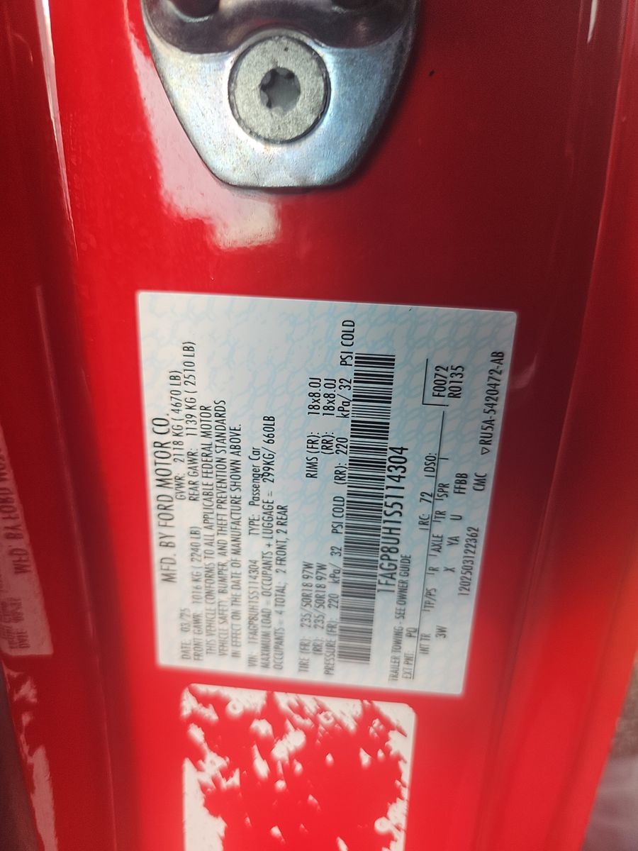 2025 Ford Mustang EcoBoost Premium RWD