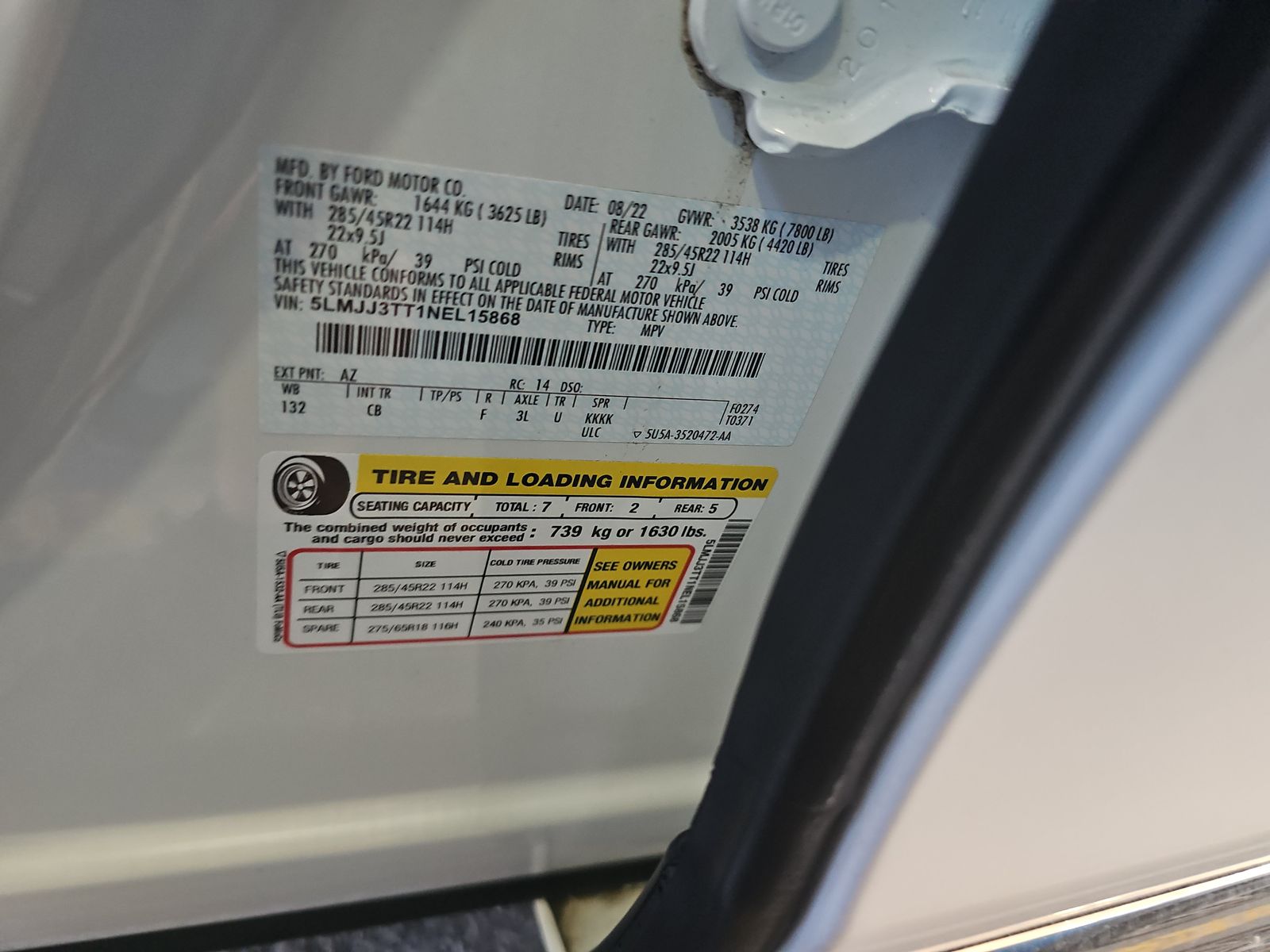 2022 Lincoln Navigator L Black Label AWD